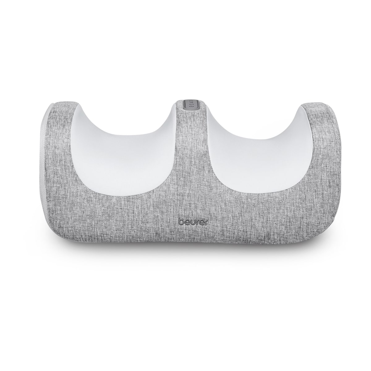 Sanervol – massaggiatore shiatsu per piedi e polpacci, grigio chiaro con nicchie bianche